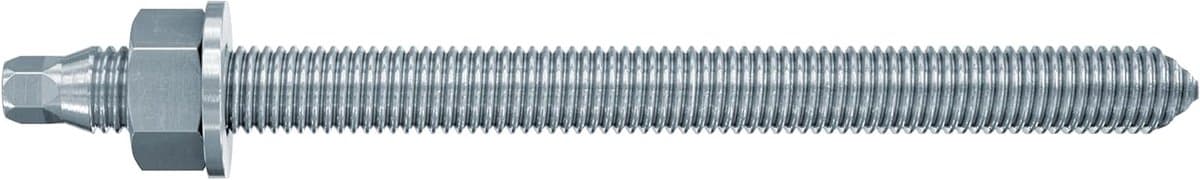 Ankerstang - Bevestigingsstang - Machinebevestiging Binnenshuis - Met Mortelpatroon - 20 x 220 mm - Zilverkleurig — afbeelding 1