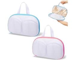 Thijox - 2 Stuks Wasnet voor Beha's en Ondergoed - Waszakje voor Sokken en Gevoelige Kleding - Beschermt en Verlengd Levensduur van Uw Kleding - Perfe