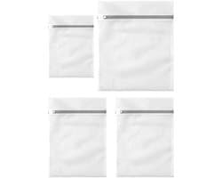 Waszak 4 Stuks - Grote Waszak - Waszakken voor Wasgoed - Opbergtas voor Kleding - Duurzaam en Herbruikbaar - Beschermt Kleding - Wasnet