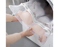 SnelShoppen - Wasmachine Set, 2 Stuks, Waszak, Wasnet, 50 x 60 cm, Ideaal voor Delicate Kleding en Wassen op Lage Temperatuur