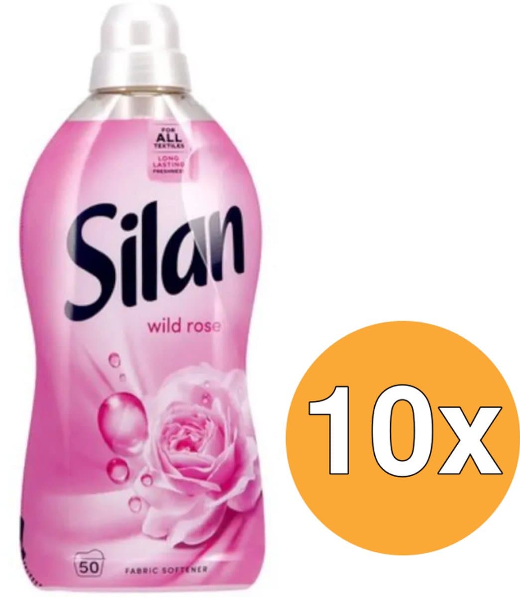 Silan Wasverzachter - Wild Rose 1100ml - 10x 50 Wasbeurten - Voordeelverpakking — afbeelding 1