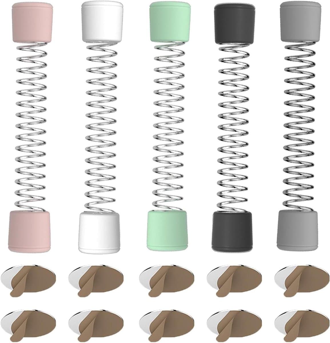 Deurhouder Wasmachine - Deurstopper - Ventilatie Wasmachine - Sterke Magneet - 5 stuks - Multicolor — afbeelding 1