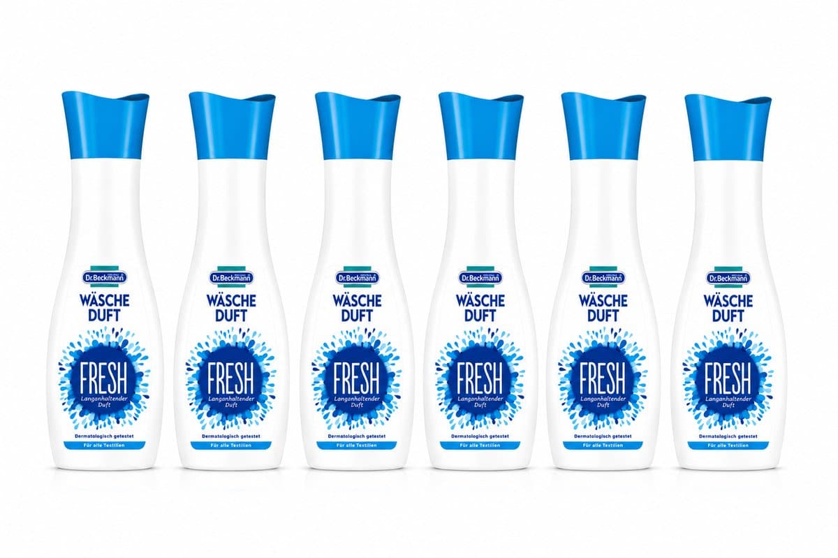 Dr. Beckmann Wasparfum Fresh 6x250ML Voordeelverpakking - Langdurige Frisse Geur - Voor Kleding, Handdoeken en Beddengoed — afbeelding 1