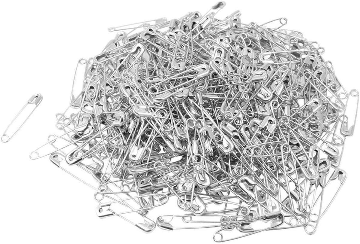 Metalen Kleding Clips - Veiligheidsspelden - Kleding Bevestigen - Roestvrij Metaal - 500 Stuks - Zilver — afbeelding 1