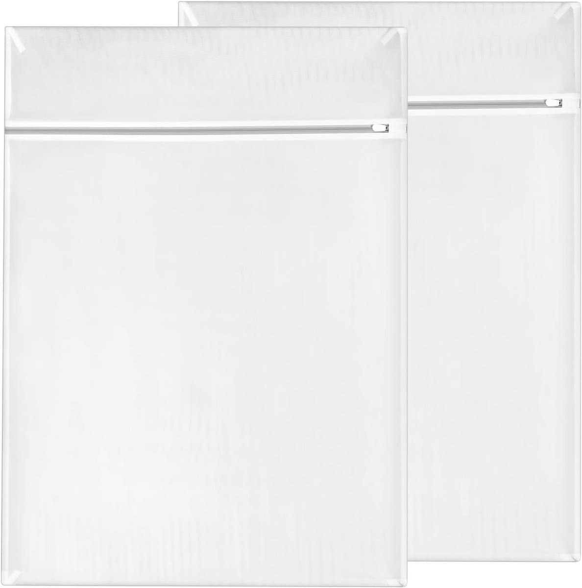 2 Stuks Waszakken 80x60 cm - Mesh Waszak met Rits voor Trui, Jas en Reisorganisatie — afbeelding 1