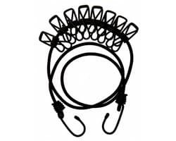Fosco Campingwaslijn - Elastiek - 111 cm — afbeelding 1