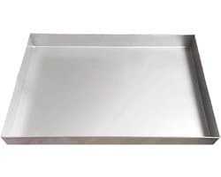 Lekbak Wasmachine - Opvangbak Leidingwater - Apparaten Beschermen - Roestvrij Staal - 70x60cm - Zilver