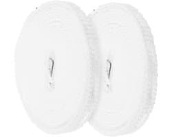 Kledinglijnen Set - Droogtouw Waslijn - Buiten Drogen - Windproof Non-slip - 2 Stuks - Wit