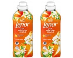 Lenor Orange & Verbena - Wasverzachter - Multipack - 1512ml (2x756ml) - 72 Wasbeurten (2x36)