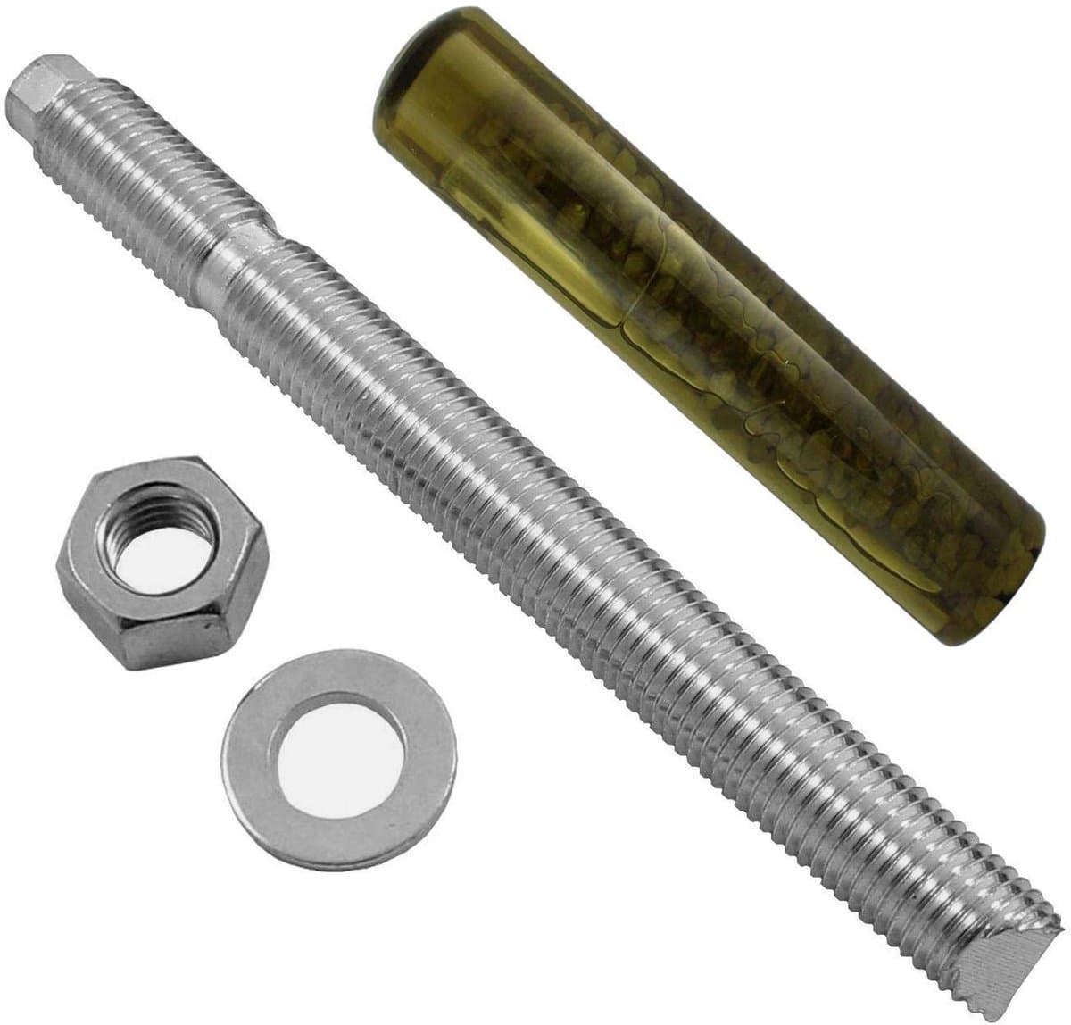 Ankerstang M20 - Metaalanker boutanker - Zwaar bevestigen - Composiet ankerpatroon - 220mm lengte - Zilver — afbeelding 1