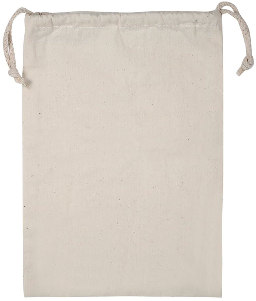 Dailygoods - Dailygoody - Opbergzak - Waszak - Ademend - 22 x 28 cm - Multifunctioneel - Ideaal voor thuis en onderweg - Natuurlijk katoen — afbeelding 1