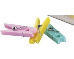 Mini Wasknijpers - Kleine Knijpers - Foto's Ophangen - Kleurrijk Design - 10 Stuks - Gesorteerde Kleuren
