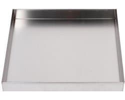 Drip Tray - Water Opvangbak - Lekkage Opvangen - Roestvrij Staal - 30x30cm - Zilver