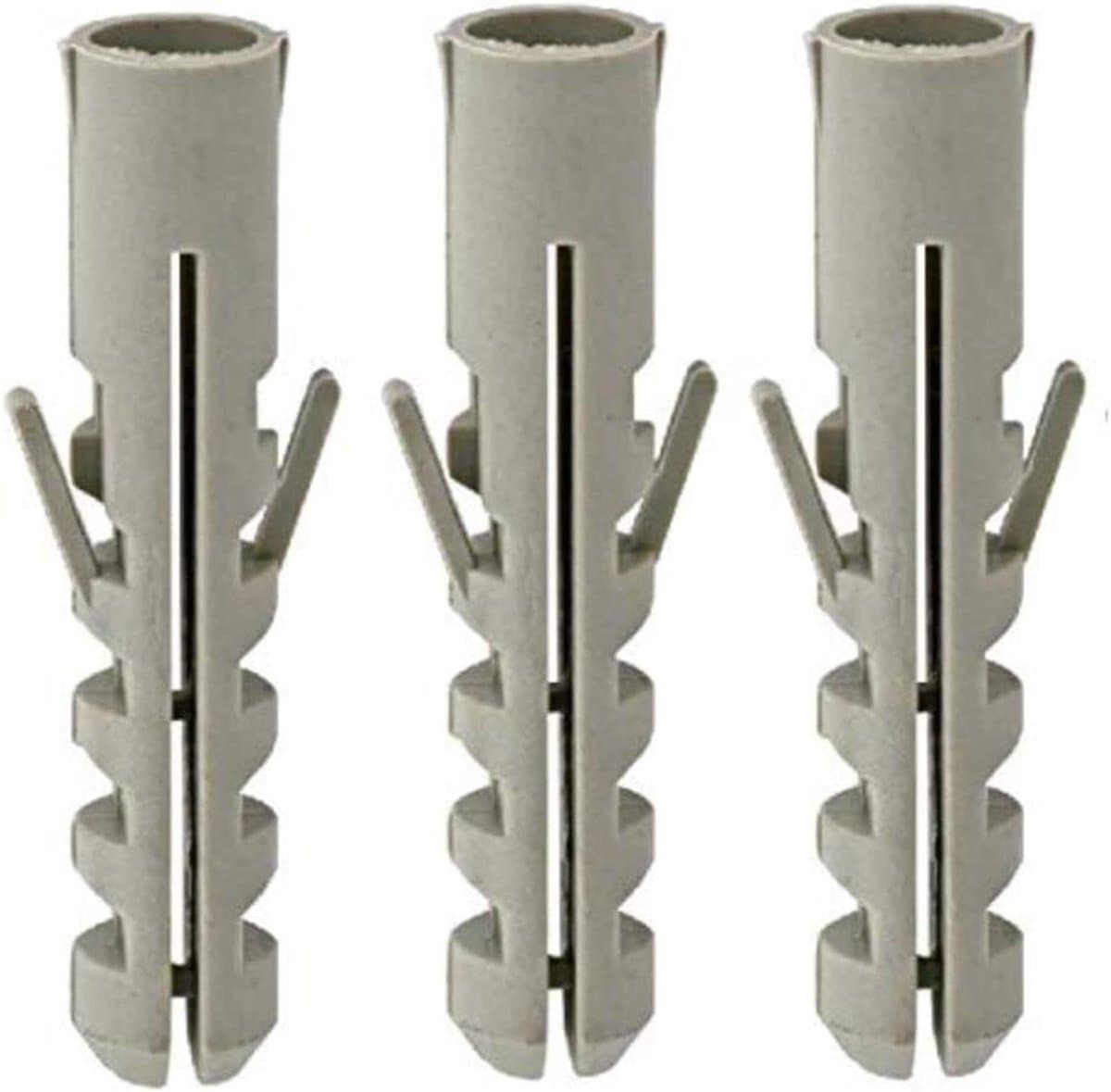 Nylon Pluggen - Zware Muurankers - Stevig Bevestigen - Heavy Duty Ontwerp - M10 x 50mm - Grijs — afbeelding 1