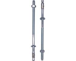 Wedge Anchors - Expansion Bolts - Concrete Fixing - Galvanized Steel - M8 x 195mm