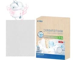 Textielverf Vellen - Kledingverf Wit - Kleding Opfrissen - Niet-giftige Formule - 10 Vellen - Wit