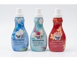 Denkmit - Wasparfum -Probeerpakket - 3x 400ml - Cotton Dream, Floral Whisper & Glamorous Moment - Luxe Wasgeur Mix