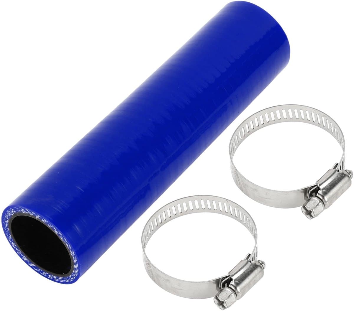 Dailygoods- Silicone Slang 4-Laags - Koppeling 1.18" ID - Lengte 150mm - Dikte 5mm - Zwart/Blauw - Bestand tegen hoge temperaturen - Koelslang — afbeelding 1