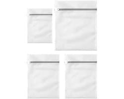 Dailygoods- Waszak 4 Stuks - Grote Waszak - Waszakken voor Wasgoed - Opbergtas voor Kleding - Duurzaam en Herbruikbaar - Beschermt Kleding - Wasnet