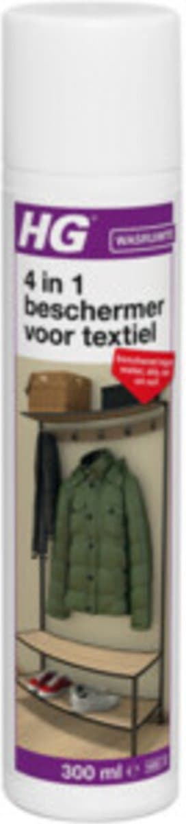 HG 4 in 1 Beschermer Voor Textiel - 6 x 300 ml - Voordeelverpakking — afbeelding 1