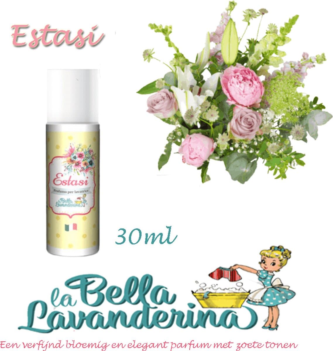 Wasparfum La Bella Lavanderina, Estasi 30ml (mini proefflesje) — afbeelding 1