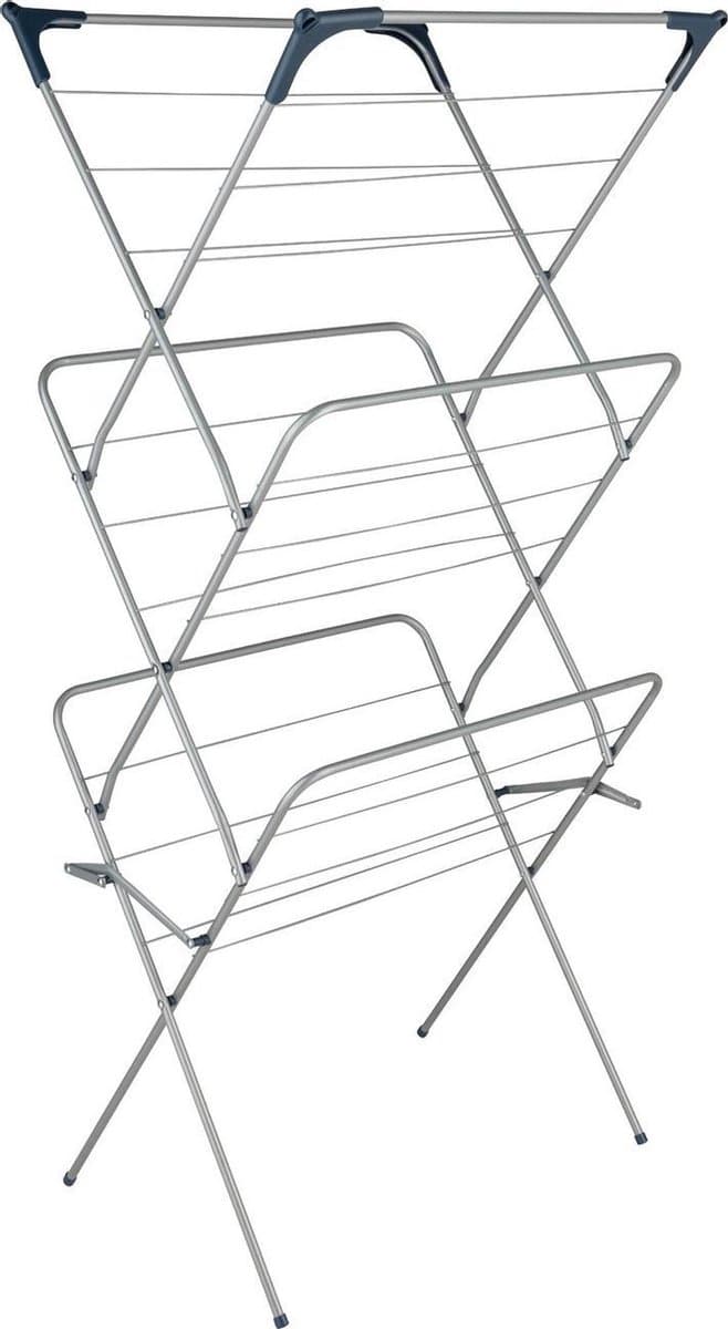 Opvouwbaar Droogrek - Argos Home drooglijn 14m - 3-laags plaats besparend droogrek - voor binnenshuis - wasdraad — afbeelding 1