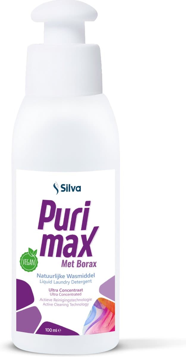 Silva - Purimax - Natuurlijke Wasmiddel - 100 ml - Concentraat - Vegan — afbeelding 1