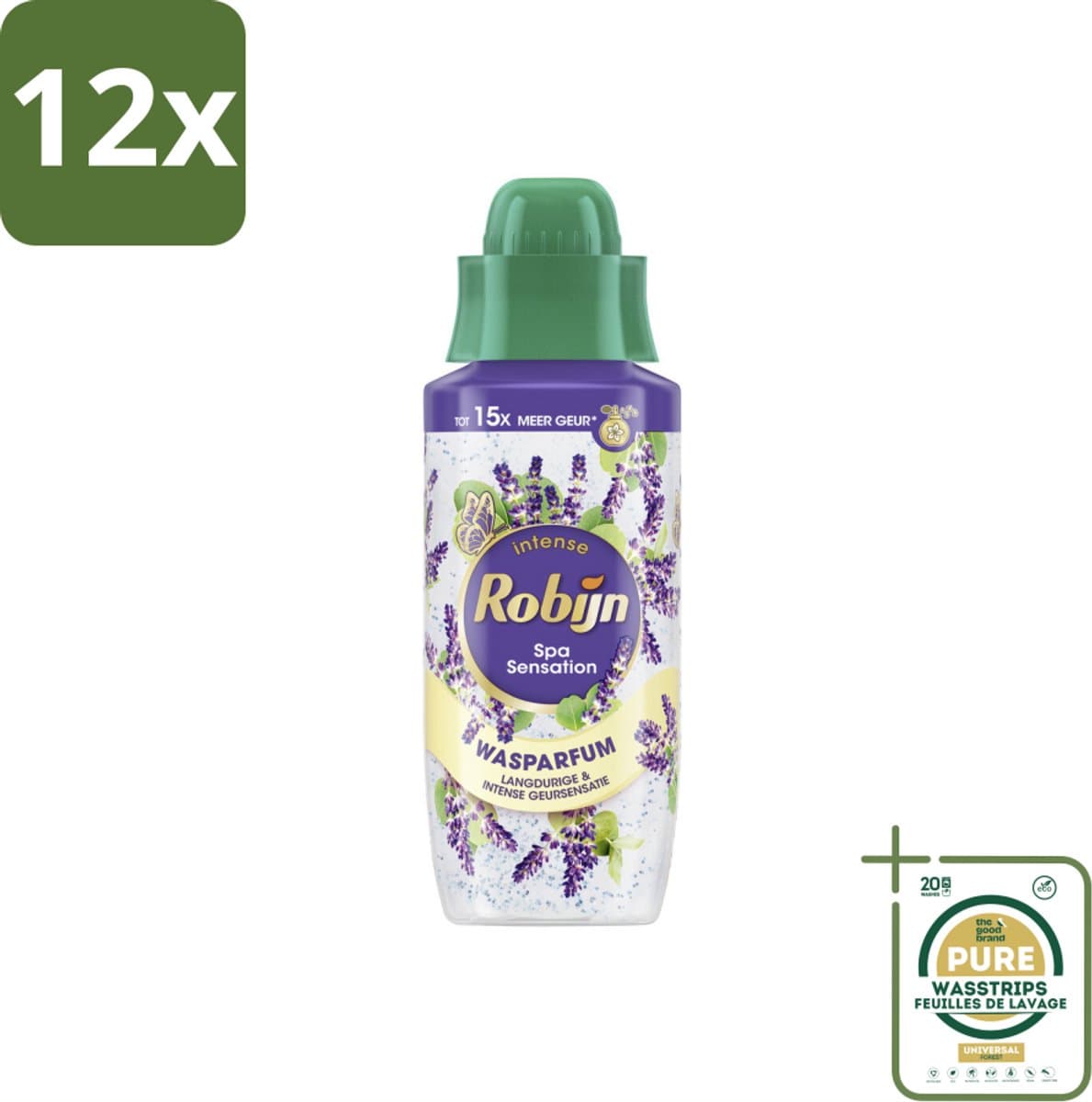Robijn Wasparfum Spa Sensation 324 ml - Voordeelverpakking - 12 stuks - Wasmiddel - Spa geur — afbeelding 1