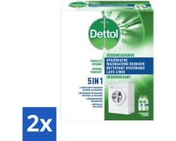 2 x Dettol Wasmachine Reiniger Duo 500 ml - Wasmachine Reiniger - Wasmachine Schoonmaken - Kalkaanslag Verwijderen - Wasmachine Onderhoud - Wasmachine Hygiëne