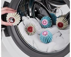 6 stuks Wasballen Wasmachine - Herbruikbaar Pluisverwijdering Klitvrij | Kleding Zacht schoon Geoptimaliseerde wasroutine voor dames Heren Moeders Reizigers