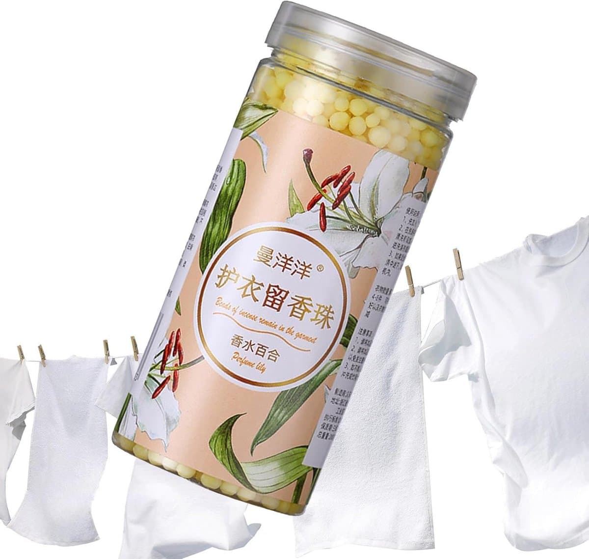 Geurparels Wasmachine - Wasparfum Capsules - Frisse Kleding - Langdurige Geur - 200g — afbeelding 1