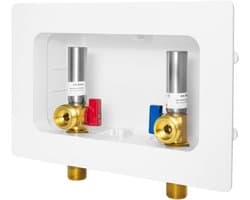 Wasmachine Outlet Box met Waterslagdemper en Afvoer