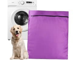 Pet Waszak - Waszak voor Dierenhaar - Verwijdert Haren - Grote Maat Ideaal voor Hond Kat Paard Konijn (Paars)