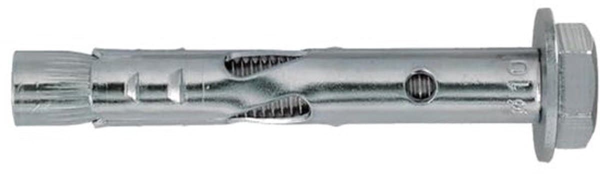 Hulsanker Verzinkt - Bevestigingsanker Metaal - Zware Objecten Bevestigen - Compact Sterk Ontwerp - M10x60 mm - Natuurlijk — afbeelding 1