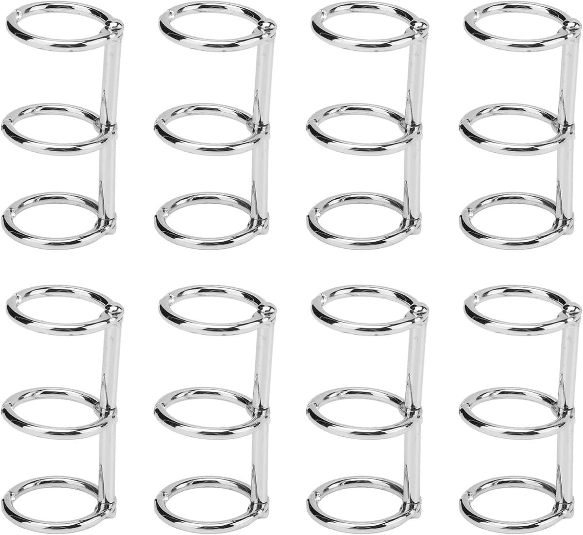 Dailygoods- Inbindringen Gegalvaniseerd Metaal - Herbruikbare Notebookringen - 3 Gaten - Losbladige Binding - Robuust Ontwerp - Superieure Functionali — afbeelding 1