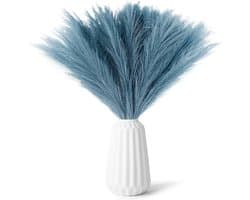 Gedroogde bloemen, bohemien-decoratie voor bruiloft en woonkamer, blauw