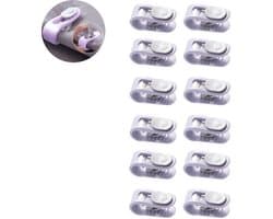 12 stuks Dekbedpinnen - Bed Sheet Holders - Quilt Clips - Dekbedovertrek Clips - Attachment Comforter - Quilt Fixing Clips - Om rommelige lakens te organiseren - Paars