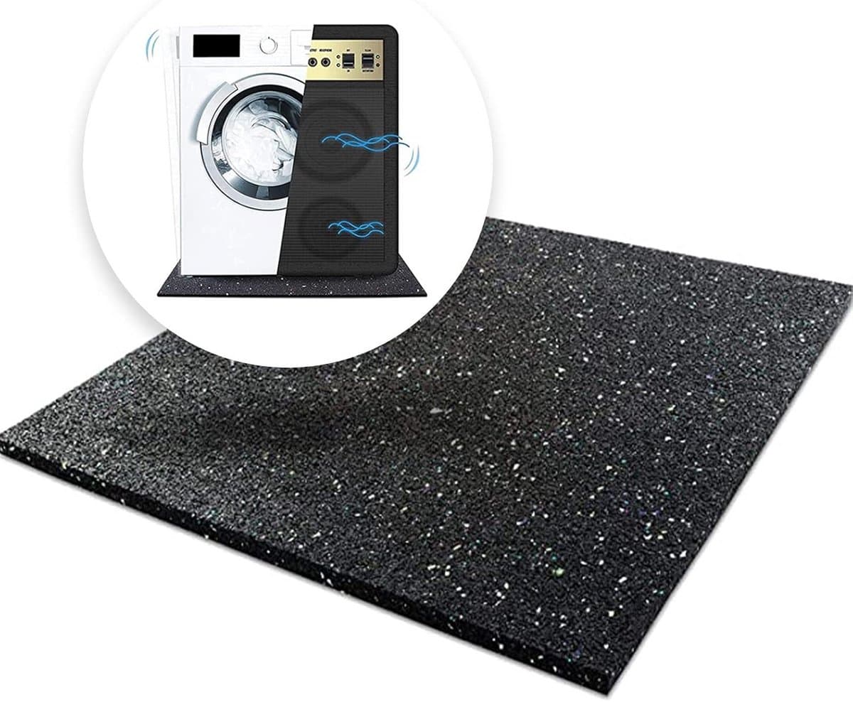 Trillingsdempende Mat voor Wasmachine en Droger - Geluidsreductie en Antivibratie Ondervloer — afbeelding 1