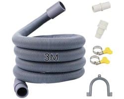 Afvoerslang Wasmachine en Droger 1/1.5/2/2.5/3/4/5 m - Verlenging voor Vaatwasser (3M)