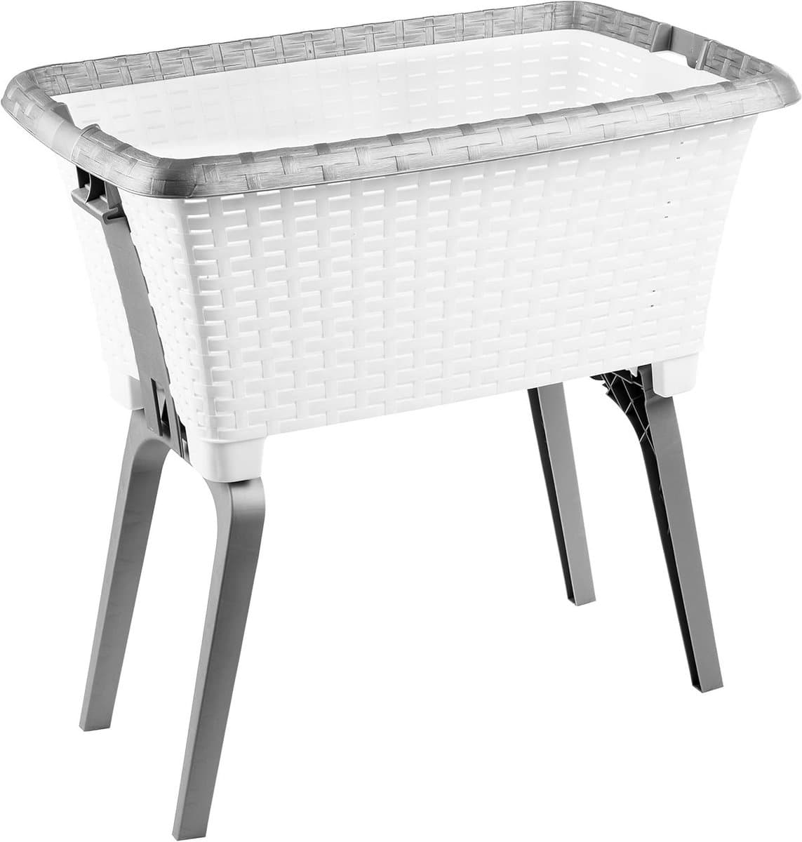 Wasmand met Automatische Poten - Inklapbare & Stapelbare Waskorf — afbeelding 1