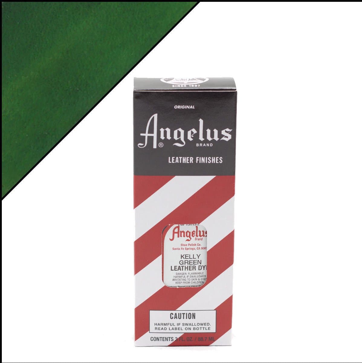 Angelus Leather Dye - Indringverf - voor leer - 90 ml - Kelly groen — afbeelding 1