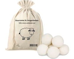 M-Xpert - Drogerballen - Drogerbollen - Nieuw-Zeelandse Wol Droogballen - 6 XL Wasdrogerballen - Duurzaam