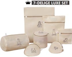 Waszakken set met rits - wasnet - waszak - waszakken set van 7 voor Wasgoed - Waszakje Lingerie - Waszak bh - Divers delicaat wasgoed - Wasnet Groot - Wasmachine zakjes - Laundry bag set — afbeelding 1