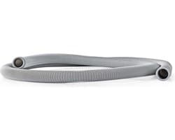 Nedis Afvoerslang - 21 mm - 19 mm - 1.5 Bar - 2.50 m - Toepassing: Schotel / Wasmachine - Grijs