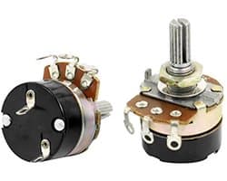 WH138-1 B50K Rotary Potentiometer met Schakelaar – B50K – 6mm As