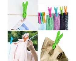 24/48/60 Stuks Kledingknijpers - Grote Handdoek Klemmen voor Strandstoelen - Winddichte Kledingclips voor Kleding