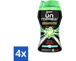 4 x Lenor Unstoppables - Geurbooster - Parfum van Ariel - 11 Wasbeurten - Wasverzachter - Geur - Geurboost - Langdurige Geur - Ariel