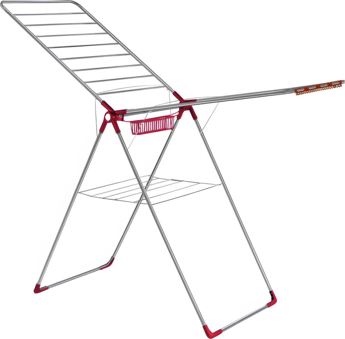 Belinay - Wasrek - Droogrek - Wasrek inklapbaar - Rood — afbeelding 1