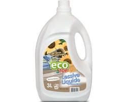 Eco Top vloeibaar wasmiddel Savon de Marseille 3L Wit & Gekleurd - 60 wasbeurten