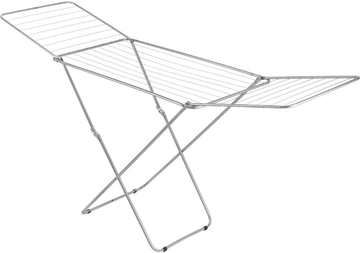 Tomado - Droogrek Capri - 20 meter Drooglengte - Inklapbaar - Zilvergrijs — afbeelding 1